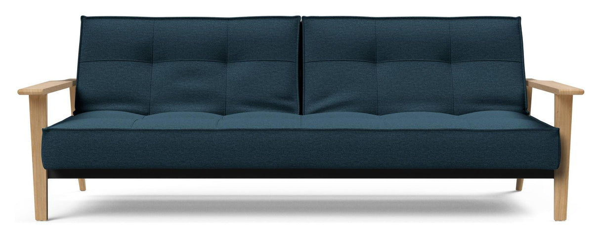 Splitback Frej Sovesofa, Eg, Argus/Navy Blue - Unoliving.com