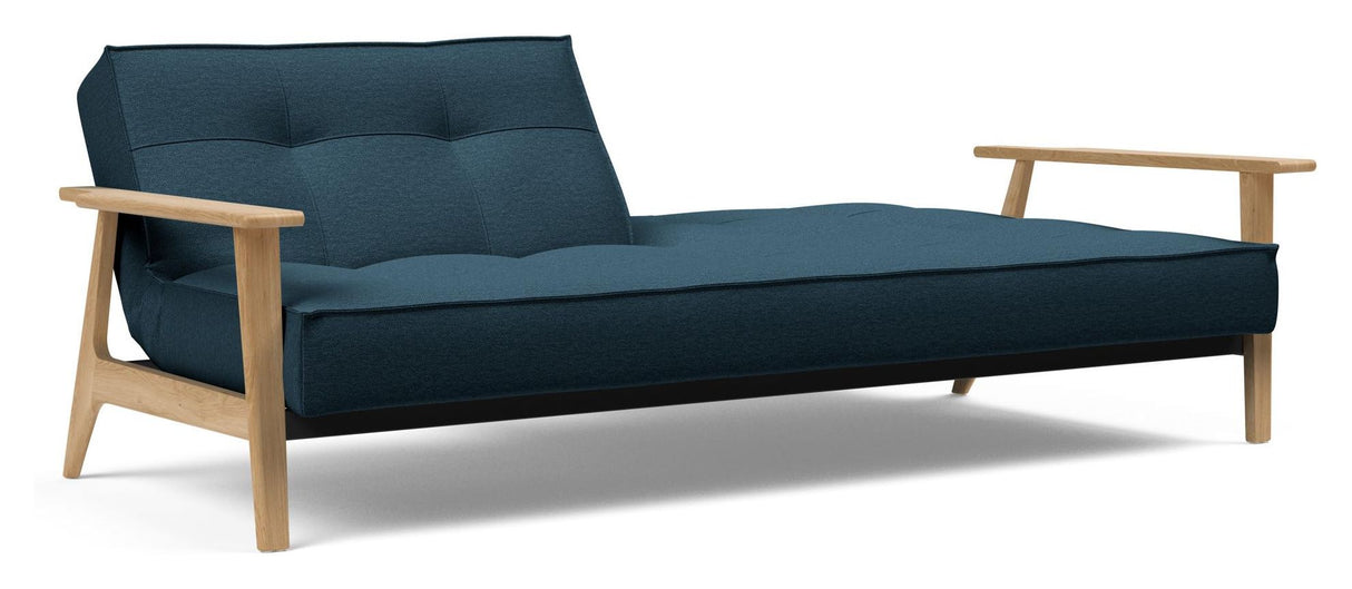 Splitback Frej Sovesofa, Eg, Argus/Navy Blue - Unoliving.com