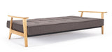 Splitback Frej Sovesofa, Flashtex, Dark grey - Unoliving.com