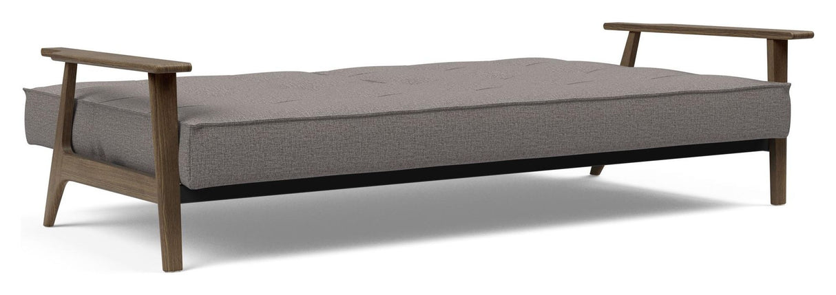 Splitback Frej Sovesofa, Røget eg, Mixed Dance/Grey - Unoliving.com