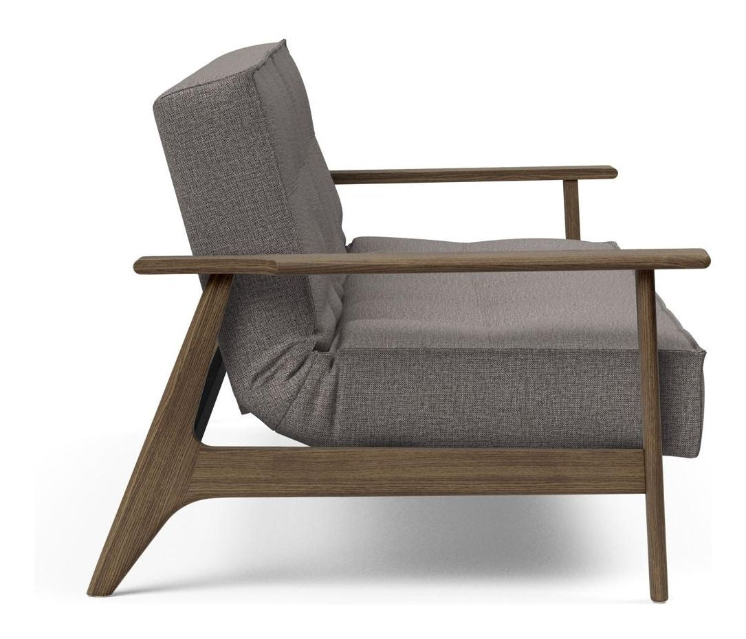 Splitback Frej Sovesofa, Røget eg, Mixed Dance/Grey - Unoliving.com