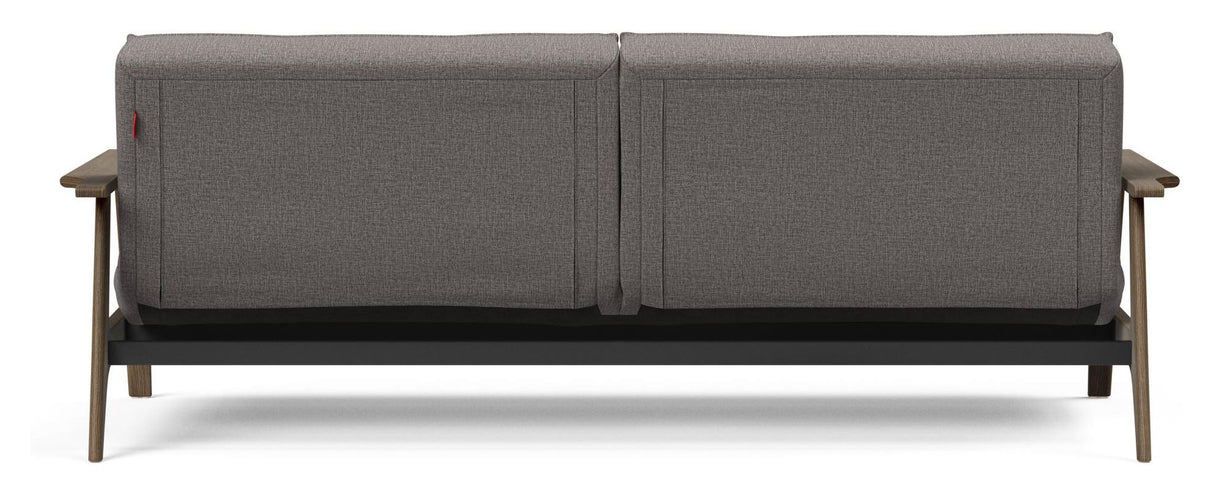 Splitback Frej Sovesofa, Røget eg, Mixed Dance/Grey - Unoliving.com