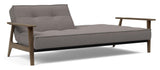 Splitback Frej Sovesofa, Røget eg, Mixed Dance/Grey - Unoliving.com