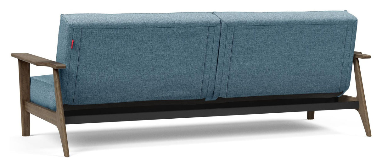 Splitback Frej Sovesofa, Røget eg, Mixed Dance/Light Blue - Unoliving.com