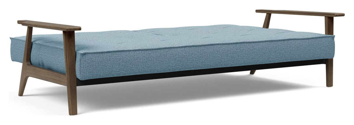 Splitback Frej Sovesofa, Røget eg, Mixed Dance/Light Blue - Unoliving.com