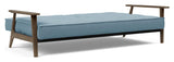 Splitback Frej Sovesofa, Røget eg, Mixed Dance/Light Blue - Unoliving.com