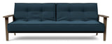 Splitback Frej Sovesofa, Røget eg, Argus/Navy Blue - Unoliving.com