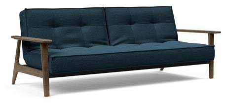 Splitback Frej Sovesofa, Røget eg, Argus/Navy Blue - Unoliving.com