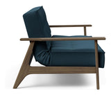 Splitback Frej Sovesofa, Røget eg, Argus/Navy Blue - Unoliving.com