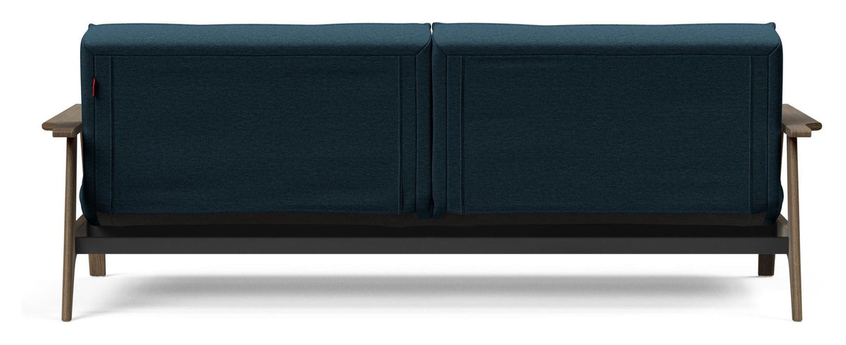 Splitback Frej Sovesofa, Røget eg, Argus/Navy Blue - Unoliving.com