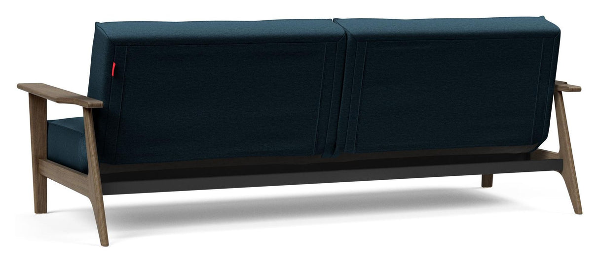 Splitback Frej Sovesofa, Røget eg, Argus/Navy Blue - Unoliving.com