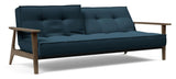 Splitback Frej Sovesofa, Røget eg, Argus/Navy Blue - Unoliving.com