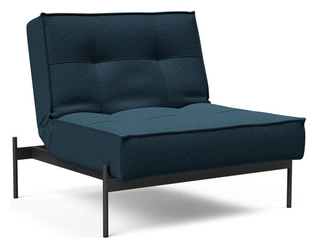 Splitback Lauge Loungestol, Argus/Navy Blue - Unoliving.com