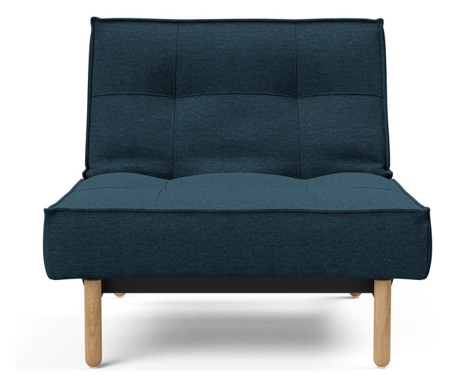 Splitback Stem Loungestol, Argus/Navy Blue - Unoliving.com