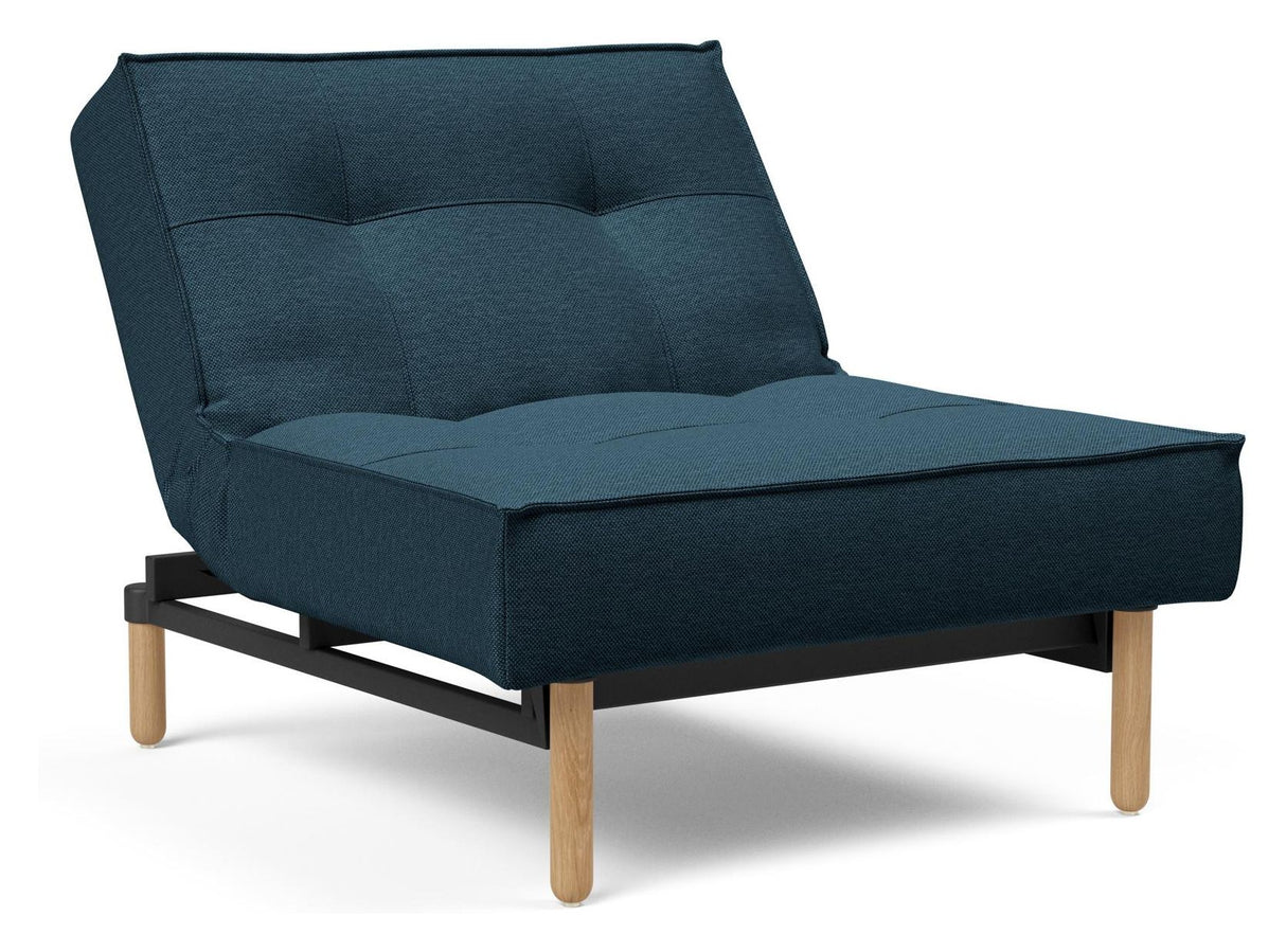 Splitback Stem Loungestol, Argus/Navy Blue - Unoliving.com