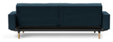 Splitback Stem Sovesofa m. armlæn, Argus/Navy Blue - Unoliving.com