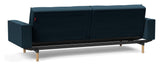 Splitback Stem Sovesofa m. armlæn, Argus/Navy Blue - Unoliving.com