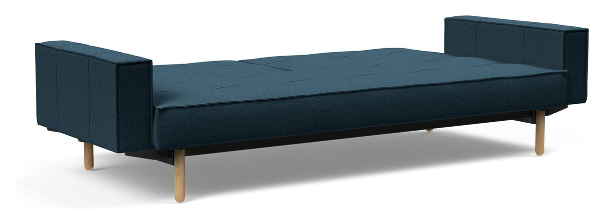 Splitback Stem Sovesofa m. armlæn, Argus/Navy Blue - Unoliving.com