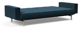 Splitback Stem Sovesofa m. armlæn, Argus/Navy Blue - Unoliving.com