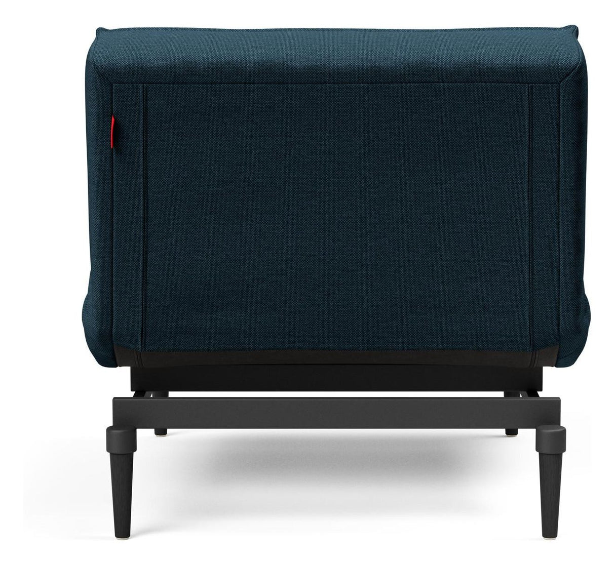 Splitback Styletto Loungestol, Sort, Argus/Navy Blue - Unoliving.com