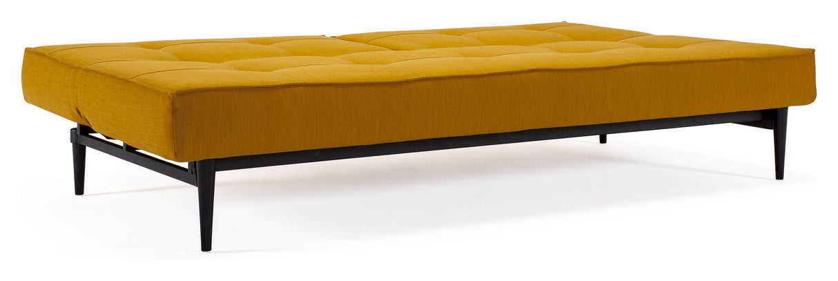 Splitback Styletto Sovesofa, Curry/sort - Unoliving.com