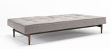 Splitback Styletto Sovesofa m. mørke træben, Mixed Dance/Grey - Unoliving.com