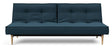 Splitback Styletto Sovesofa, Lys træ, Argus/Navy Blue - Unoliving.com