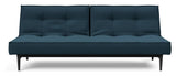 Splitback Styletto Sovesofa, Sort, Argus/Navy Blue - Unoliving.com