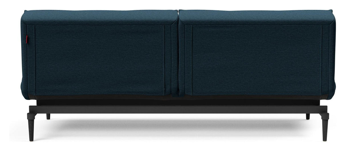 Splitback Styletto Sovesofa, Sort, Argus/Navy Blue - Unoliving.com