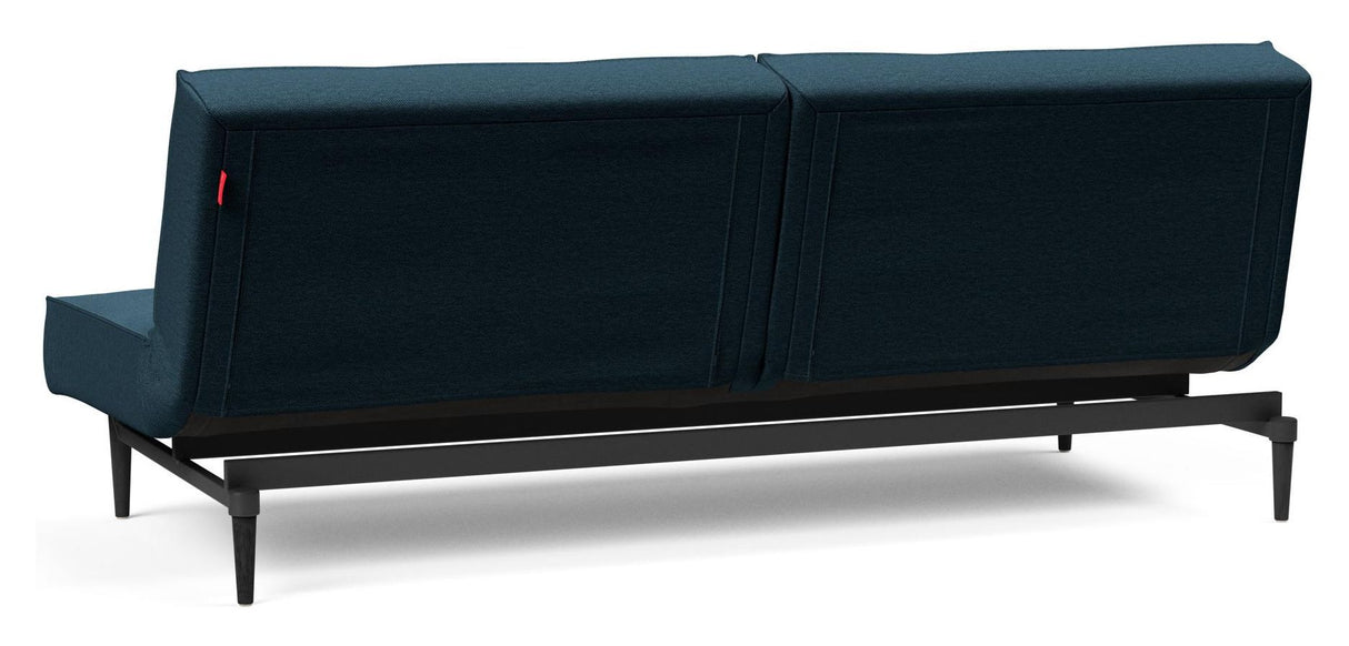 Splitback Styletto Sovesofa, Sort, Argus/Navy Blue - Unoliving.com