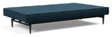 Splitback Styletto Sovesofa, Sort, Argus/Navy Blue - Unoliving.com