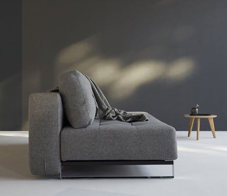 Supremax Lounger Sovesofa, Twist/Charcoal - Unoliving.com