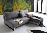 Supremax Lounger Sovesofa, Twist/Charcoal - Unoliving.com