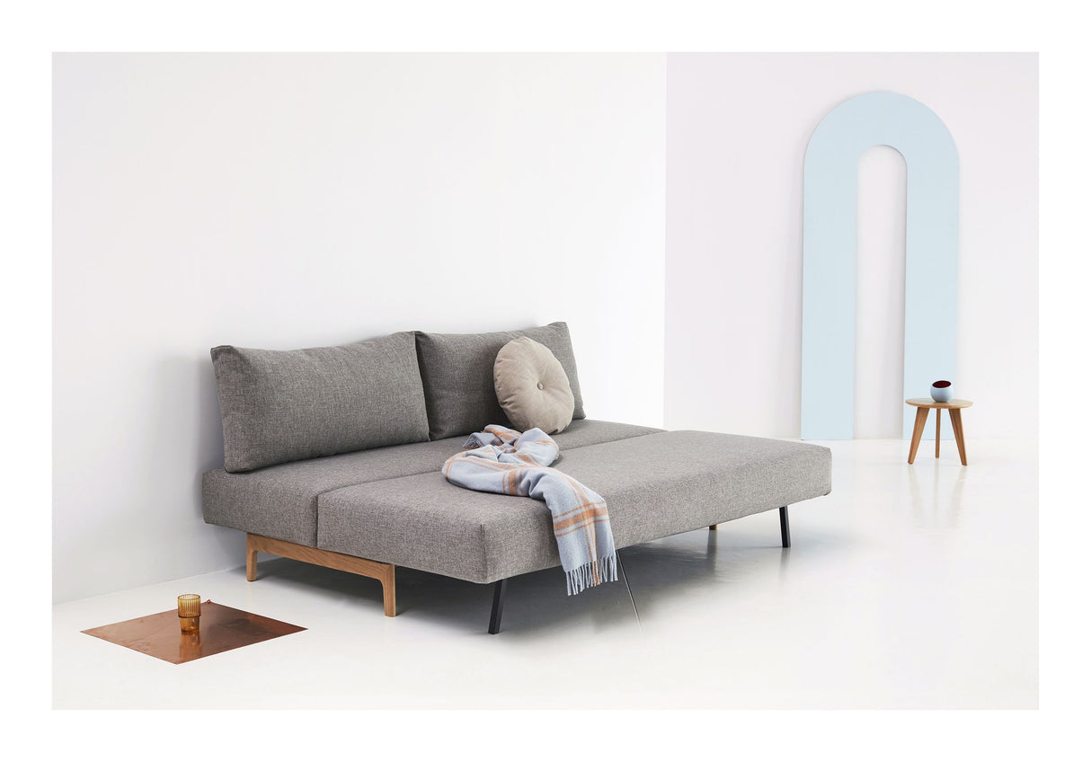 Trym Sovesofa m. egeben, Mixed Dance/Grey - Unoliving.com