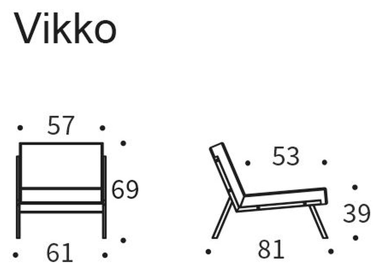 Vikko Loungestol, Bouclé/Blue - Unoliving.com