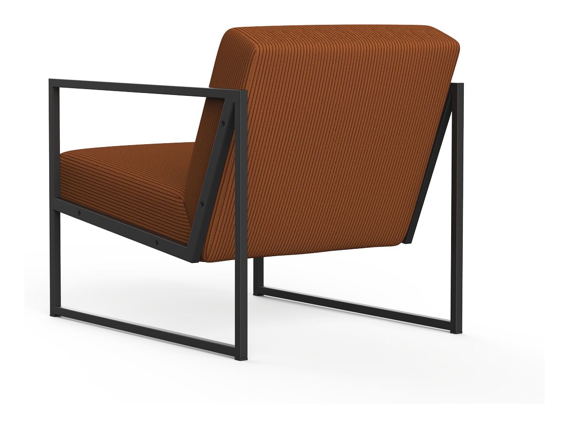 Vikko Loungestol m. armelæn, Corduroy/Burnt Orange - Unoliving.com