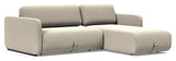 Vogan Sovesofa m. chaiselong, Bouclé/Beige - Unoliving.com