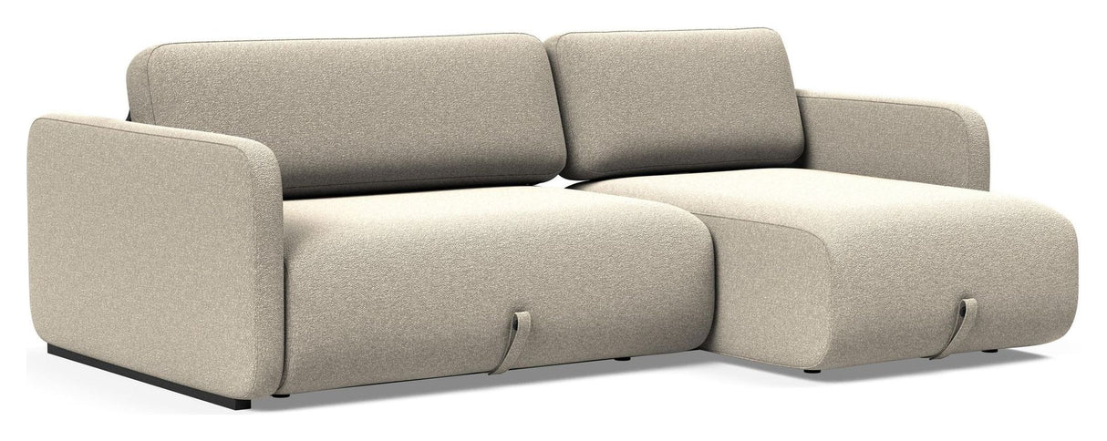 Vogan Sovesofa, Bouclé/Beige - Unoliving.com