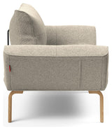 Zeal Bow Daybed, Bouclé/Beige - Unoliving.com