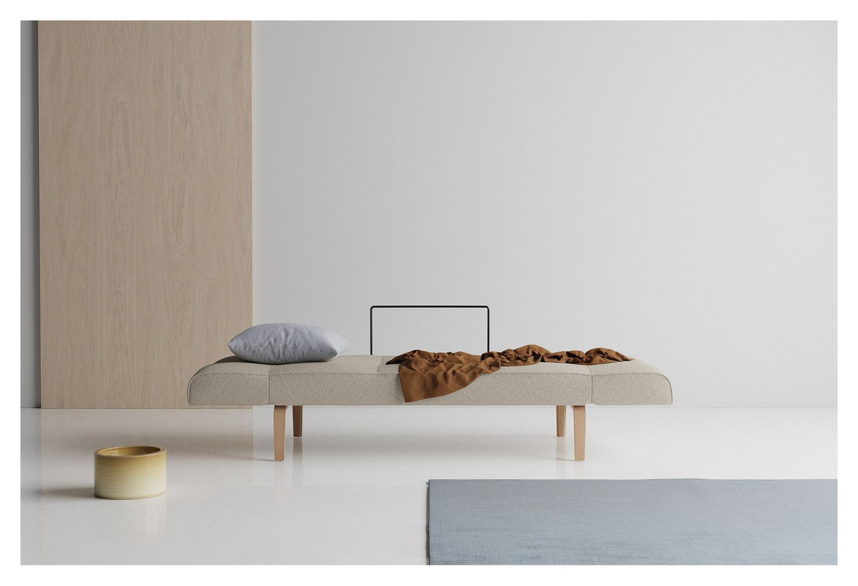 Zeal Bow Daybed, Bouclé/Beige - Unoliving.com