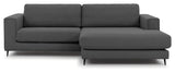 Bernadotte Sofa m. bred chaiselong XL højre, Antracit