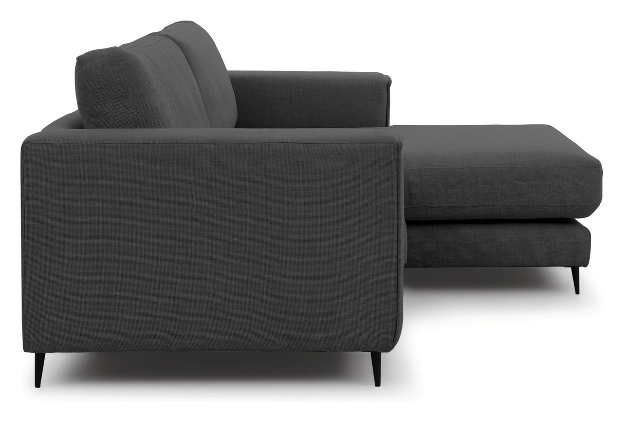 Bernadotte Sofa m. bred chaiselong XL højre, Antracit