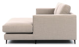 Bernadotte Sofa m. bred chaiselong XL højre, Beige