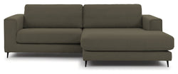 Bernadotte Sofa m. bred chaiselong XL højre, Grøn