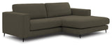 Bernadotte Sofa m. bred chaiselong XL højre, Grøn