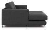 Bernadotte Sofa m. bred chaiselong XL venstre, Antracit