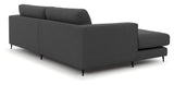 Bernadotte Sofa m. bred chaiselong XL venstre, Antracit