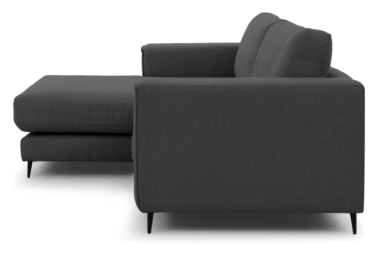 Bernadotte Sofa m. bred chaiselong XL venstre, Antracit