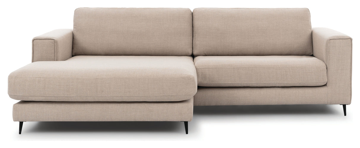 Bernadotte Sofa m. bred chaiselong XL venstre, Beige