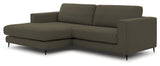 Bernadotte Sofa m. bred chaiselong XL venstre, Grøn